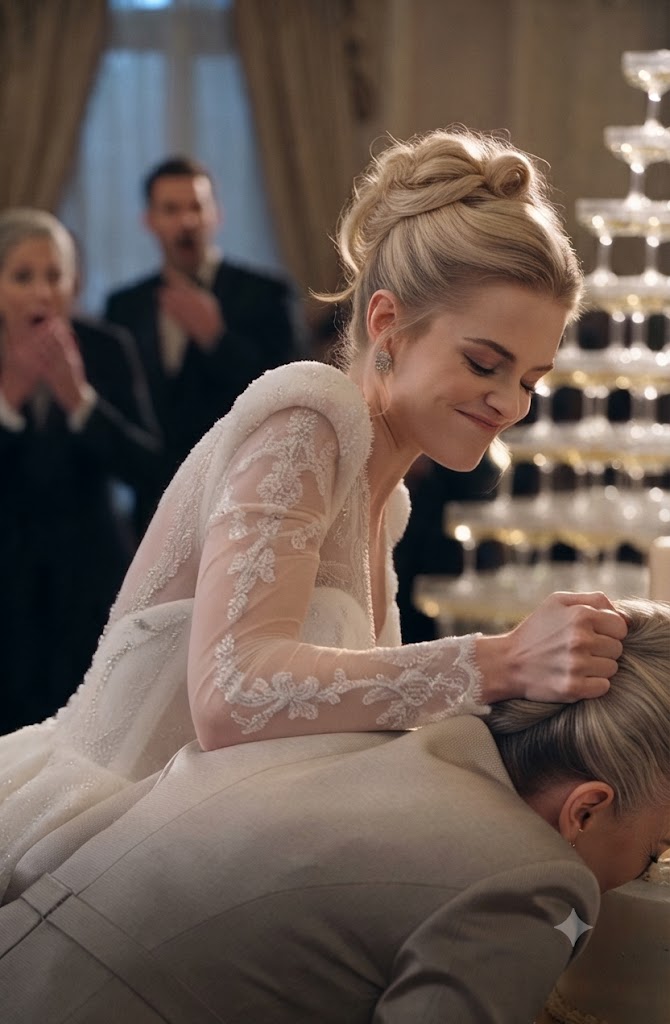 Bride Pressed Her Mother-in-Law’s Face Into the Wedding Cake — But One Remark Silenced the Entire Wedding