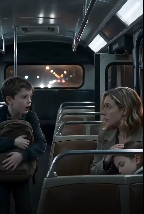 THE SINGLE MOTHER AND THE CHILD ON THE LAST BUS