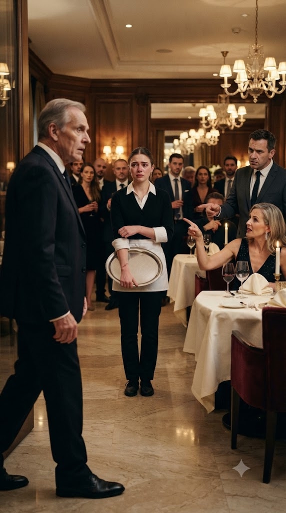 THE CHAIRMAN SAW THE SCAR ON HER WRIST… THEN SAID ONE SENTENCE THAT MADE THE ENTIRE RESTAURANT FREEZE