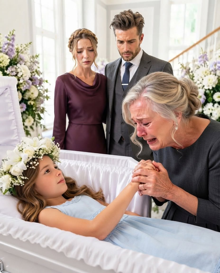 SHE HEARD HER “DEAD” GRANDDAUGHTER SPEAK FROM THE CASKET