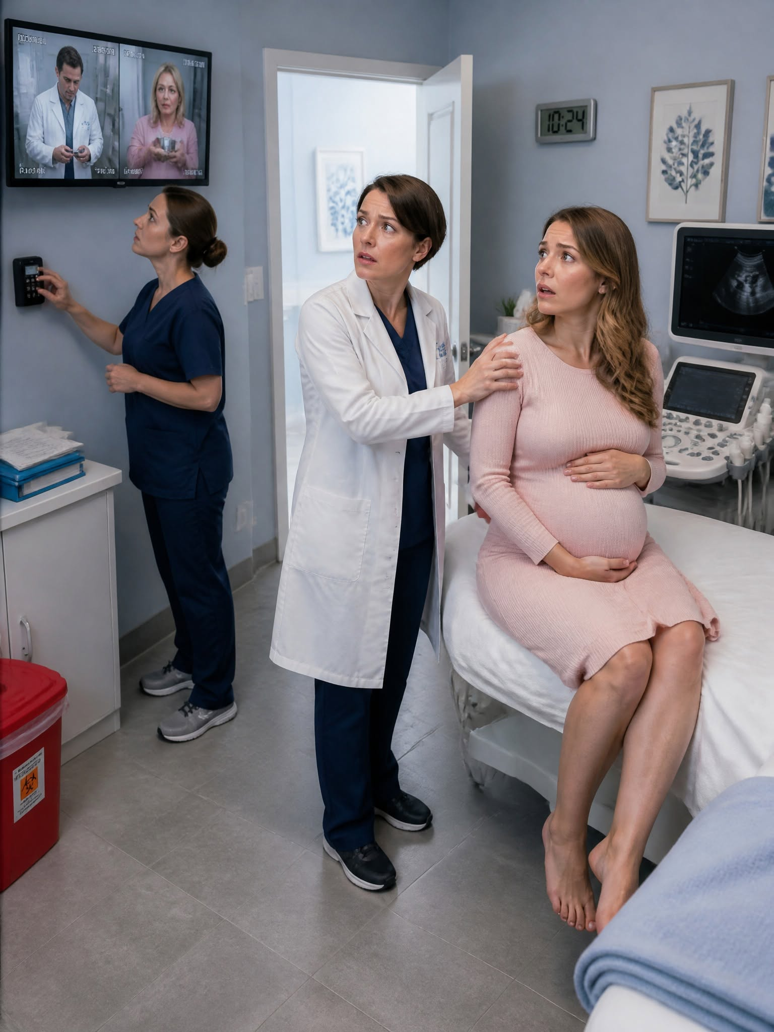 MY HUSBAND POUNDED ON THE CLINIC DOOR... THEN THE DOCTOR EXPOSED HIS SECRET
