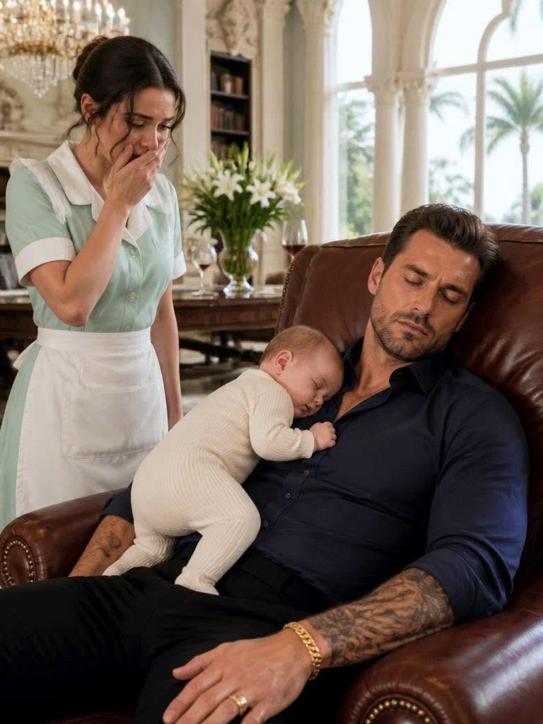 THE BABY IN THE BOSS’S ARMS AND THE WOMAN ON THE SECURITY SCREEN