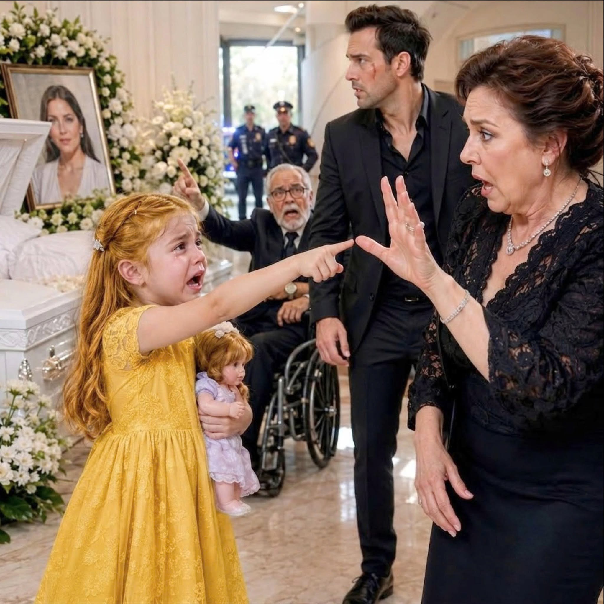 THE FUNERAL THEY TRIED TO FINISH BEFORE HER HUSBAND CAME HOME