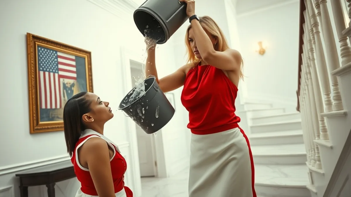 THE FIANCÉE WHO SPLASHED ICE WATER ON THE WRONG WOMAN