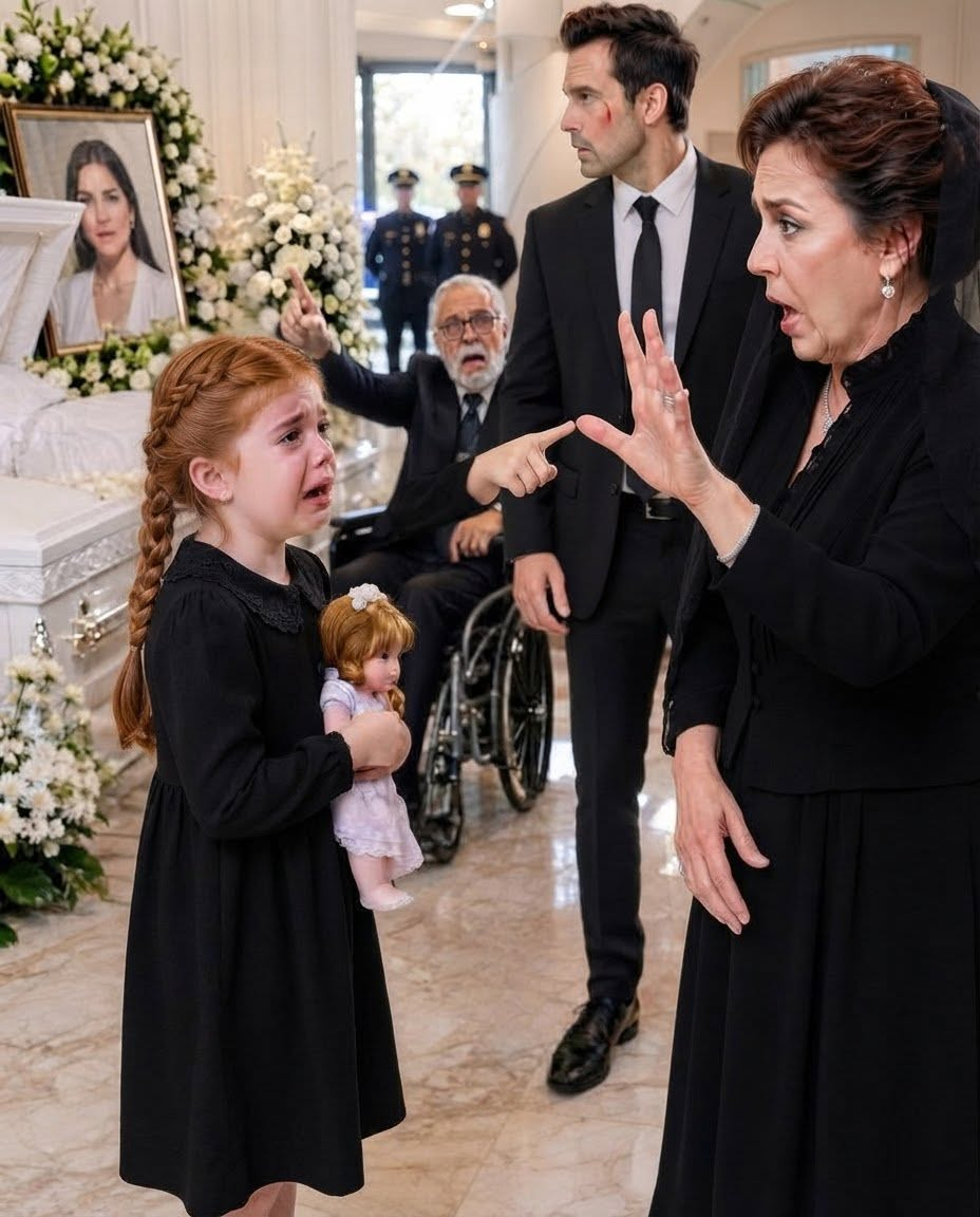 The young girl stopped her mother's funeral and secretly buried the body.
