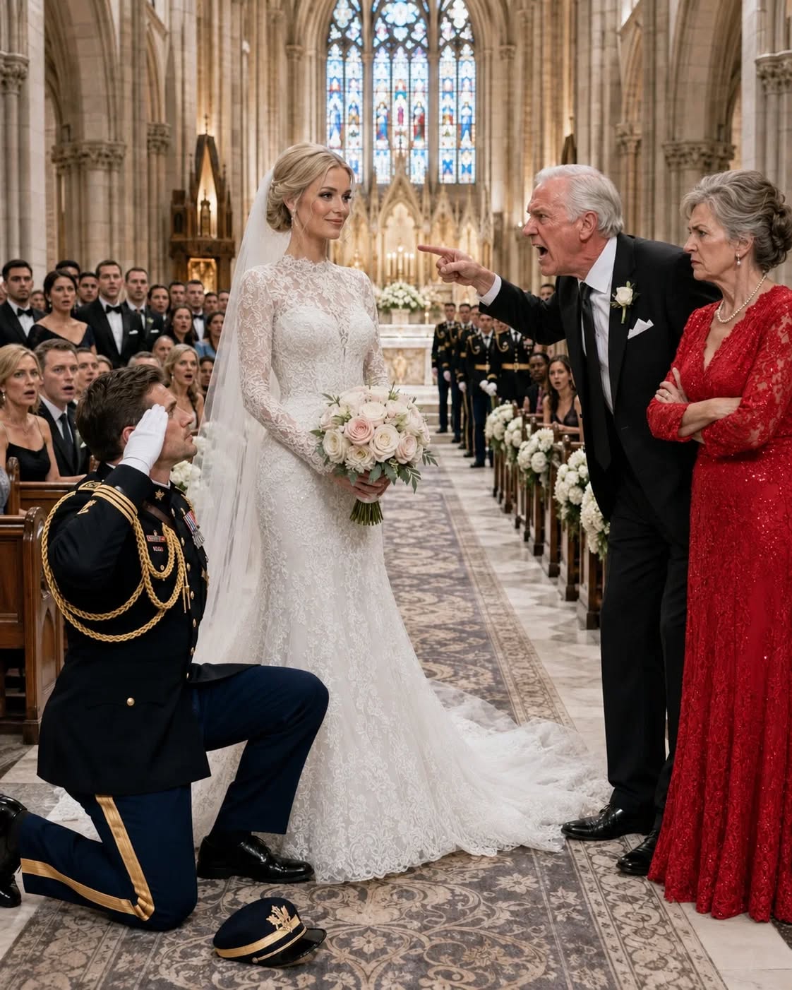 THE ENVELOPE AT THE ALTAR