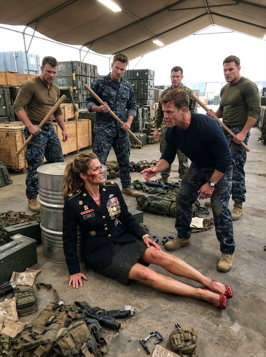 THE COMMANDER SMILED WHEN THEY THOUGHT THEY HAD BROKEN HER