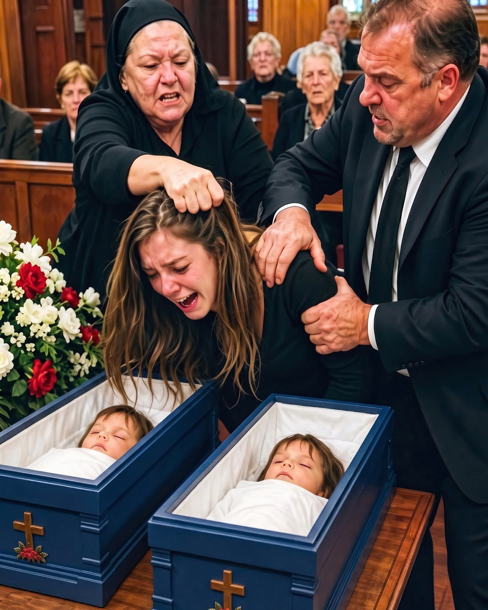 THE CHILD WHO SPOKE BESIDE TWO COFFINS