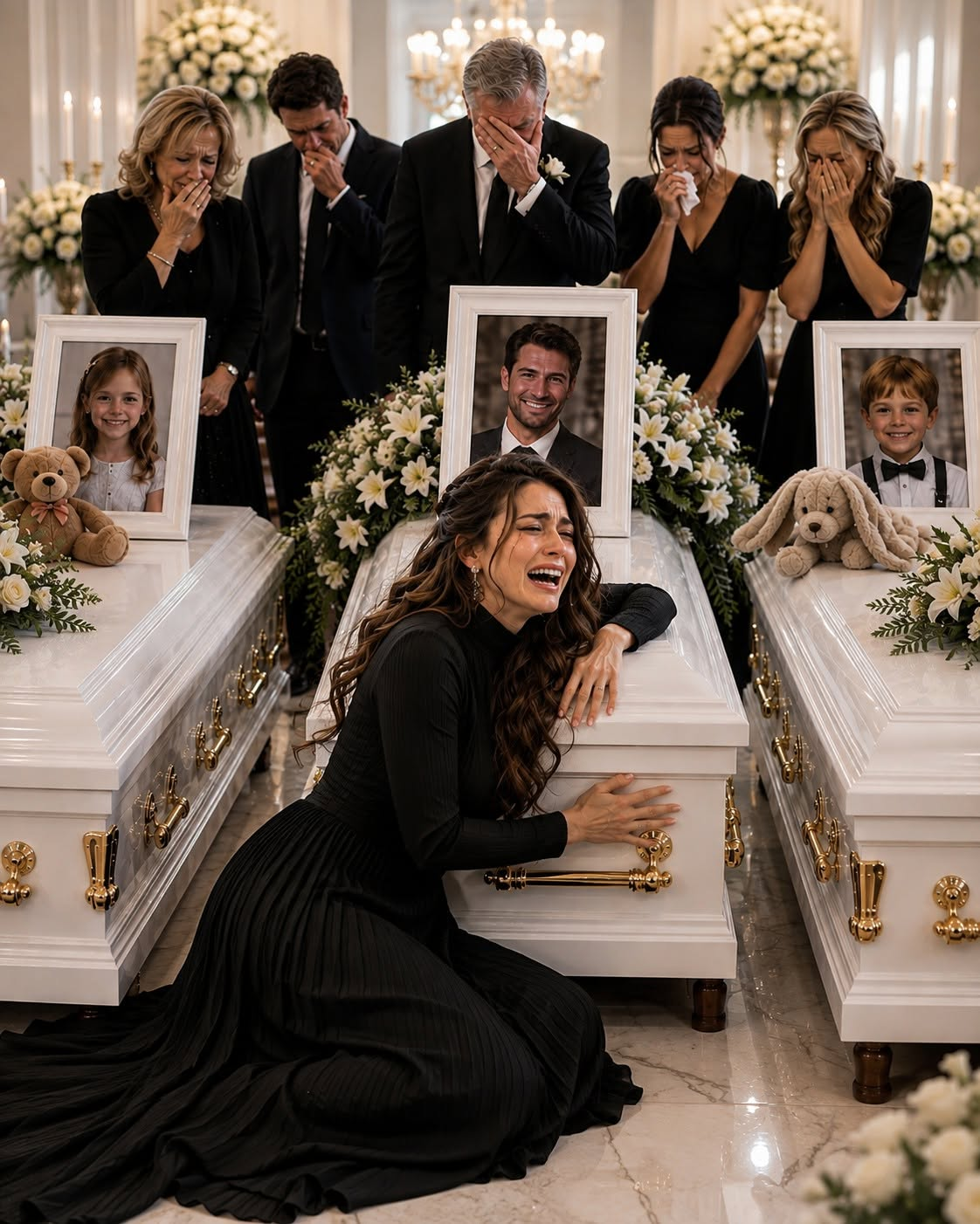 MY FAMILY SKIPPED MY HUSBAND AND CHILDREN'S FUNERAL FOR A BIRTHDAY. SIX MONTHS LATER, THEY CAME FOR MY 18.7 MILLION DOLLARS.
