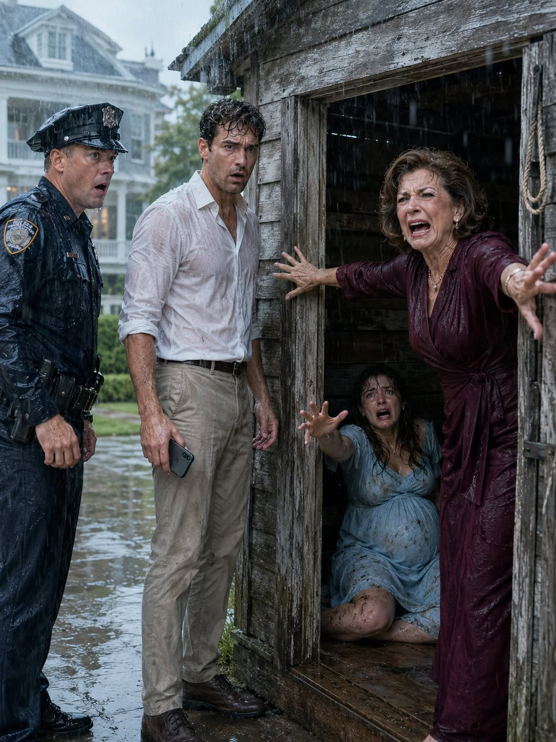 HE BROKE THE LOCK AND FOUND HIS PREGNANT WIFE COLLAPSED IN THE DARK