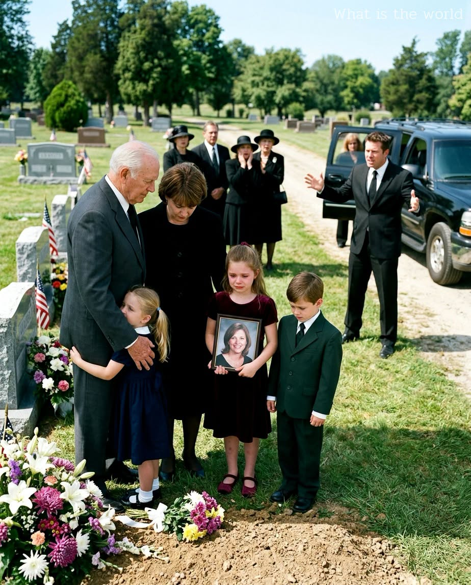 HE ABANDONED HIS DAUGHTERS AT THEIR MOTHER'S GRAVE, BUT THE DEAD WOMAN HAD ALREADY ENDED HIS WEDDING