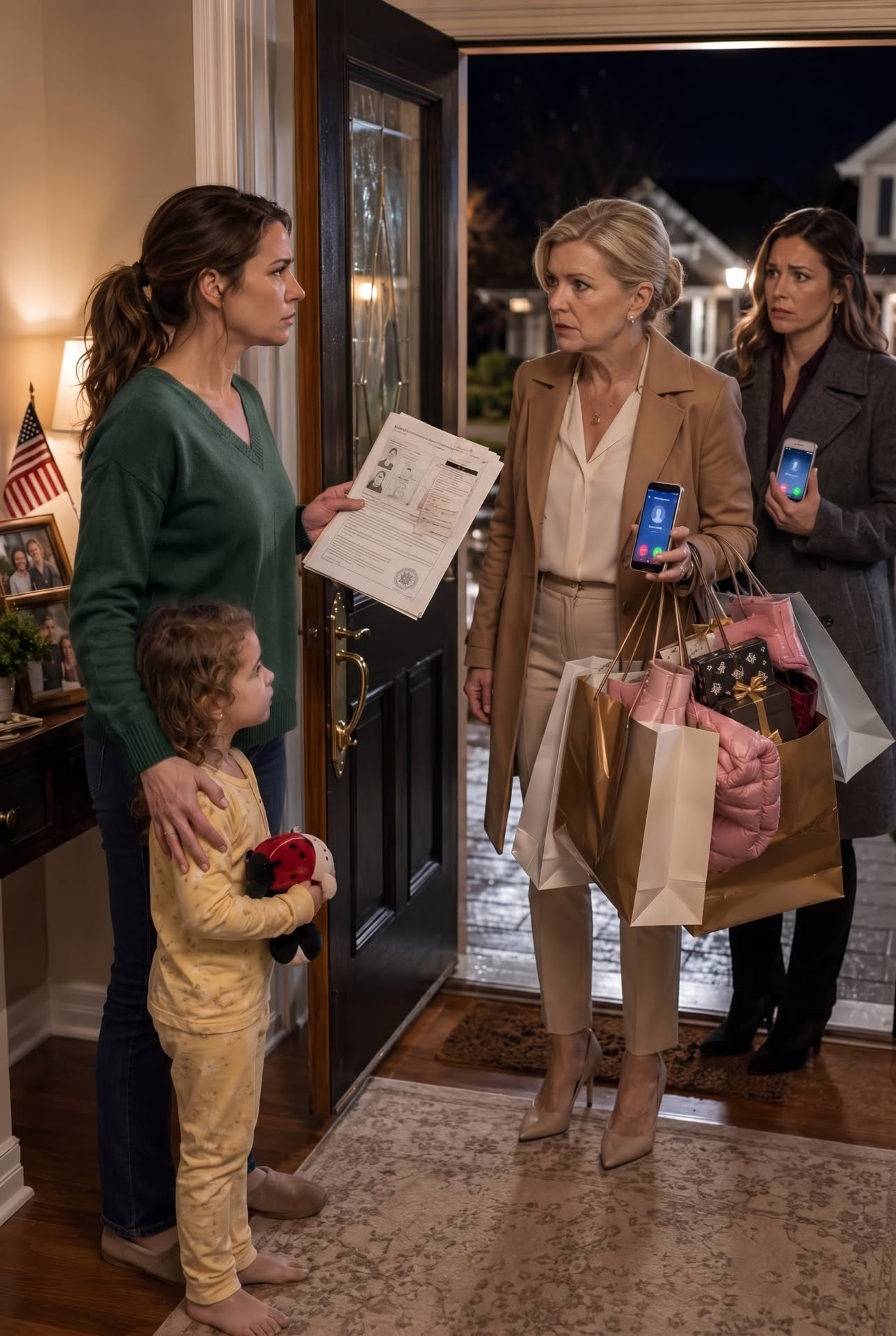 GRANDMOTHER ABANDONED MY 3-YEAR-OLD AT THE MALL... THEN CAME TO MY DOOR ASKING TO ADOPT HER