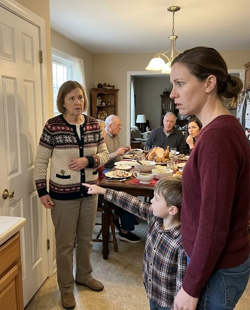 THE VOICE BEHIND THE PANTRY DOOR