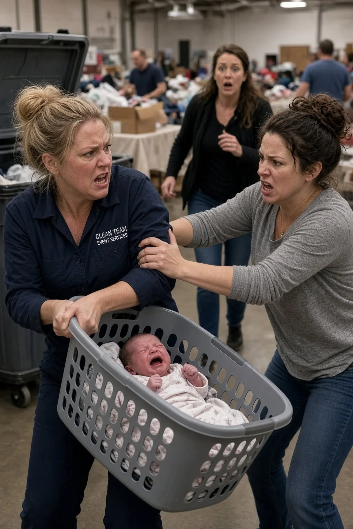 The paper beneath my newborn daughter