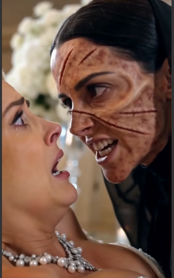 La novia vio a su hermana y olvidó cómo respirar.