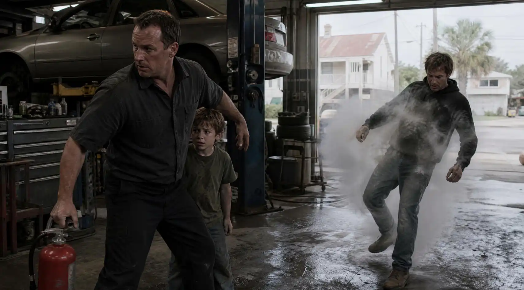 The Gang Smashed His Garage and Warned Him to Stay Out of a Child’s Life. They Had No Idea What the Angry Mechanic Had Locked Beneath His Shop for Eight Years.