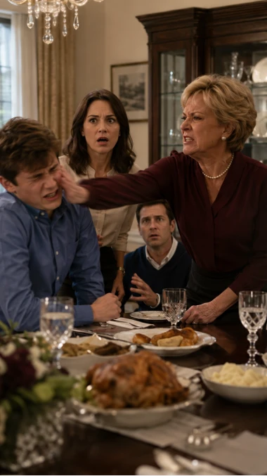 The night my eighteen-year-old brother reached for a piece of chicken at my dinner table, my mother-in-law made him feel so unwelcome that I finally stopped pretending our family was fine.