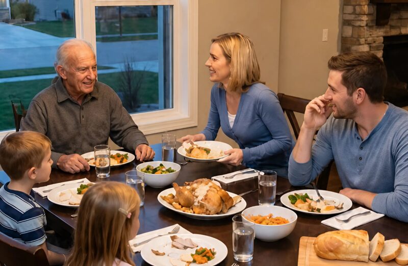 When my daughter-in-law, sitting at the table, threw a plate in my face and called me a burden, I was shocked… But what my son did to her a few seconds later shocked even me.