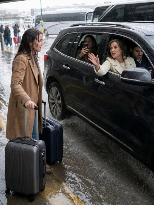 My Mother-in-Law Left Me in Pouring Rain and Said, “Strangers Don’t Ride in My SUV”—While My Husband Stayed Silent. Then Their Multimillion-Dollar Manor Deal Collapsed, and I Discovered the Loan They Had Secretly Put in My Name Without My Permission
