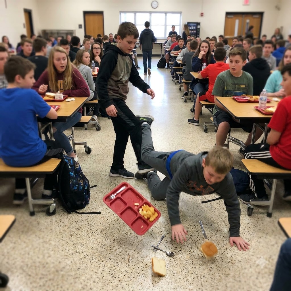Mason Vale tripped Nolan Mercer in the middle of the cafeteria. Then he dumped a plate of leftover food over Nolan’s head while half the room laughed. His phone was already recording.