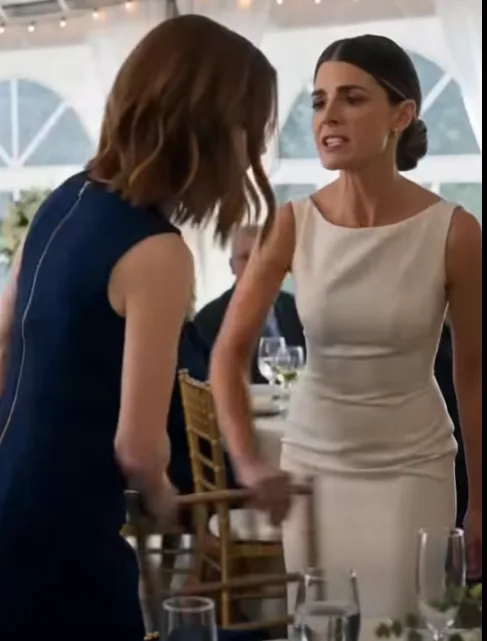 My sister pulled my chair away at her wedding reception and looked me straight in the eyes. “This table is for family, not you.” She expected me to argue—but I simply picked up my purse and walked toward the door.
