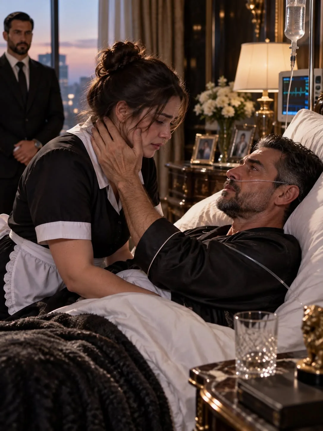 “Can I Hold You, Just Once?” The Dying Mafia Boss Whispered to the Poor Maid in His Final Days