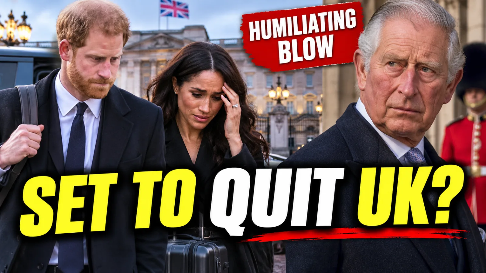 Harry and Meghan 'set to quit UK' after Sussexes dealt humiliating blow