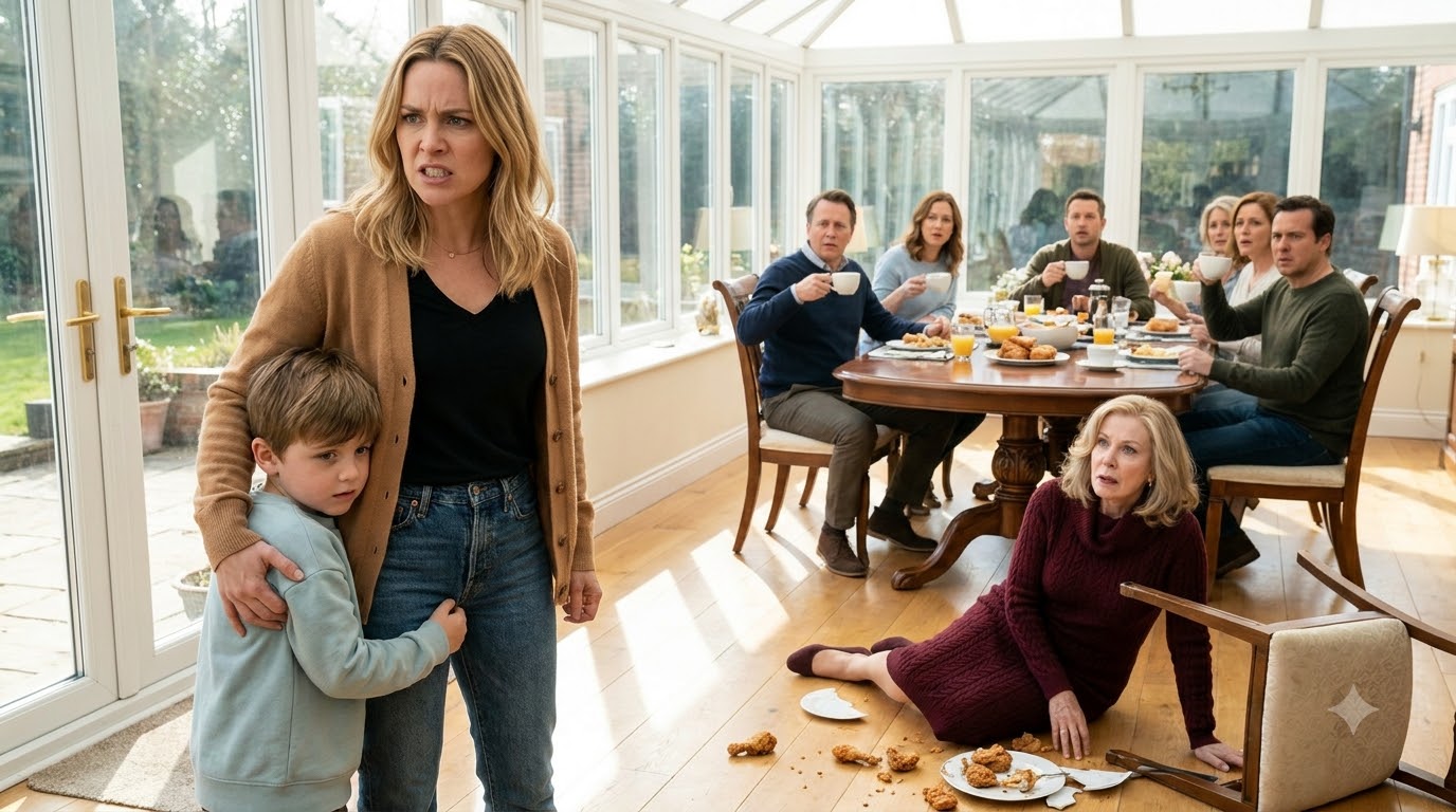 "SHE HIT HER SIX-YEAR-OLD GRANDSON AT SUNDAY BRUNCH—THEN HIS MOTHER WALKED THROUGH THE DOOR"