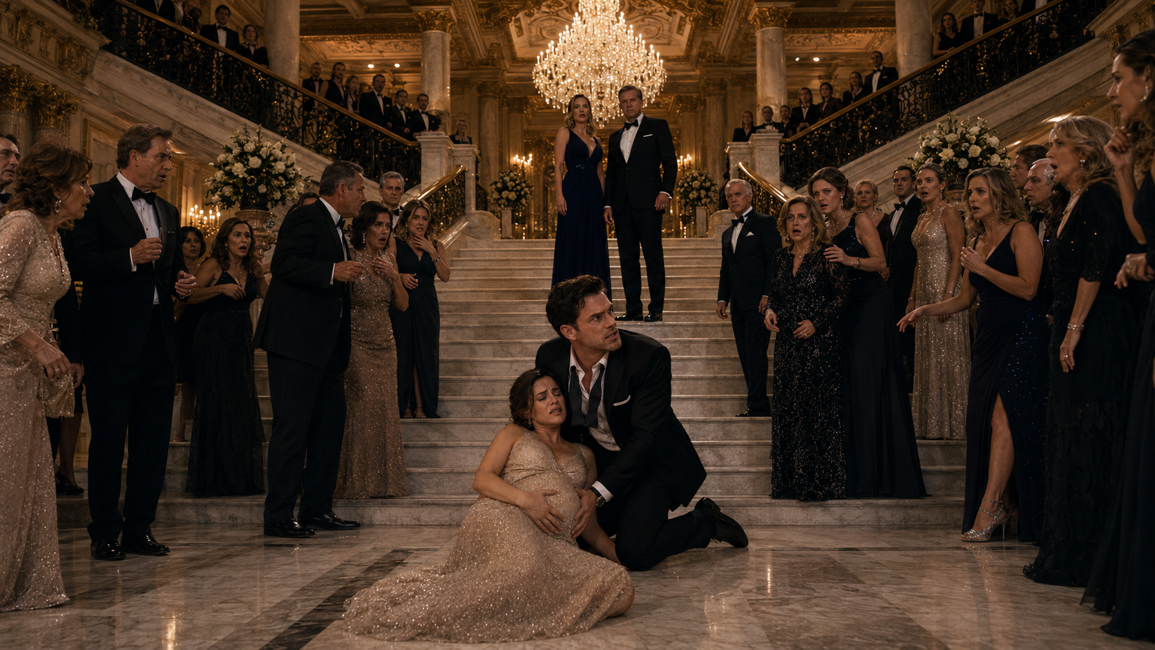 MY SISTER-IN-LAW SENT ME TUMBLING DOWN THE MARBLE STAIRS—THEN THE SECURITY CAMERA EXPOSED WHO PAID HER