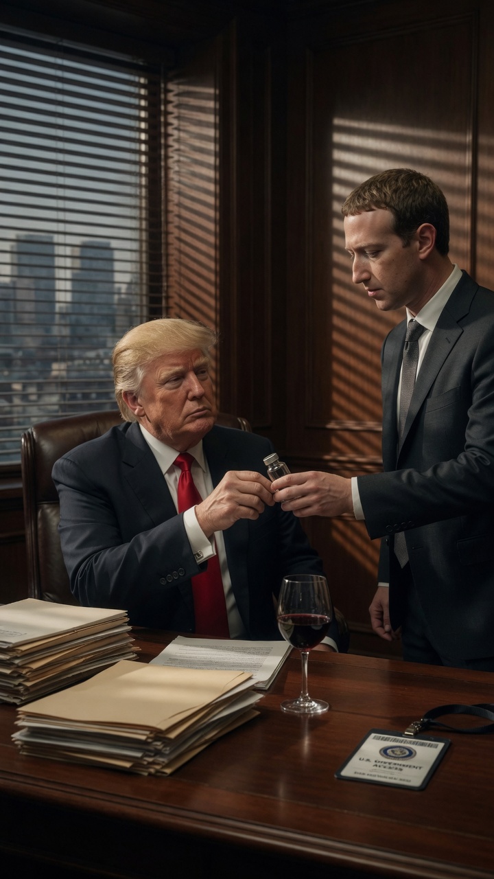 Could a Secret Marriage Between Trump and Zuckerberg Foil a Poison Plot?