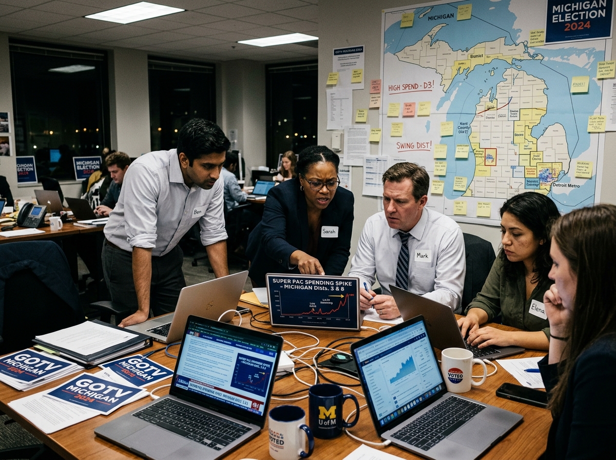 Could Pro-Israel Super PAC Spending Reshape Michigan’s Political Map?