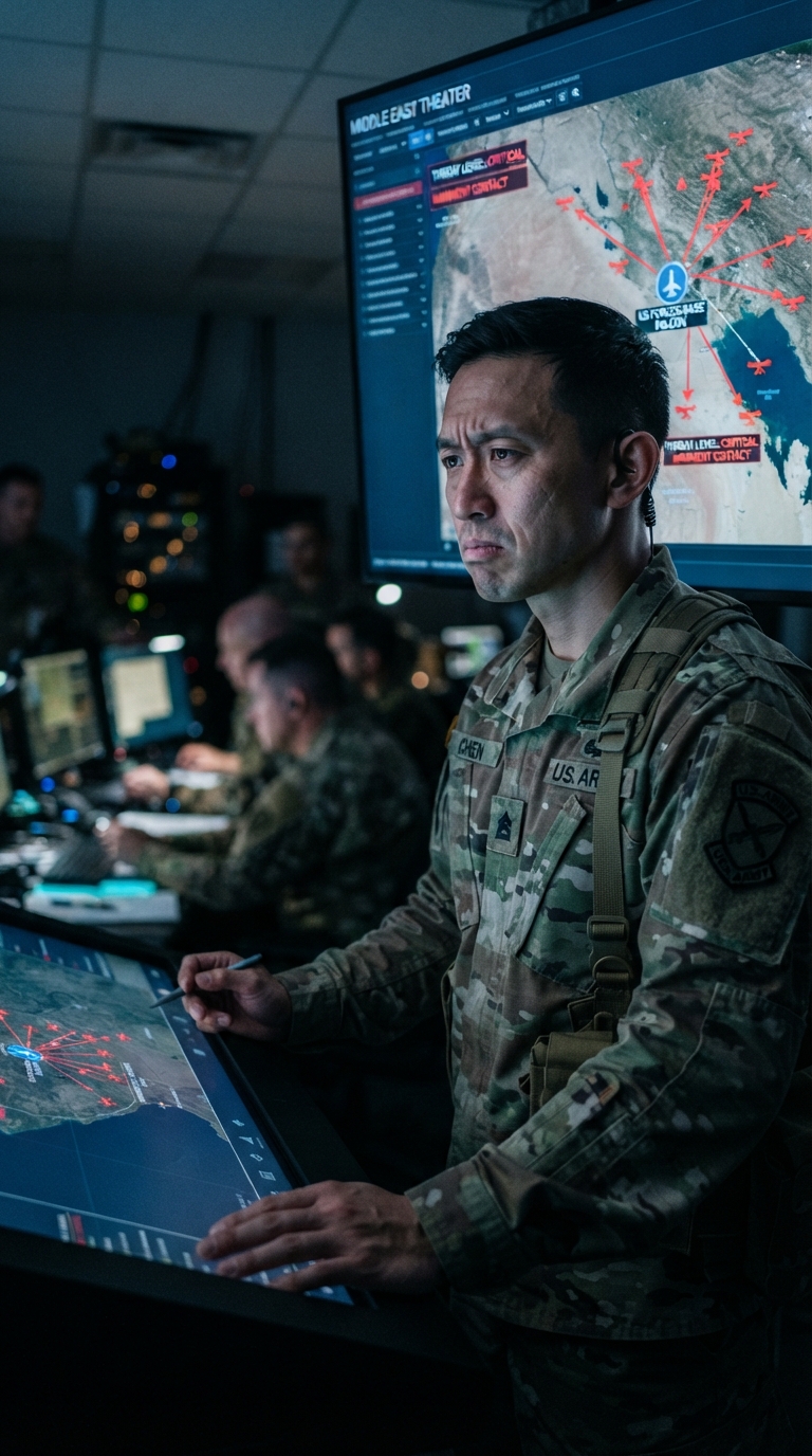 Iranian drones and missiles could threaten US forces