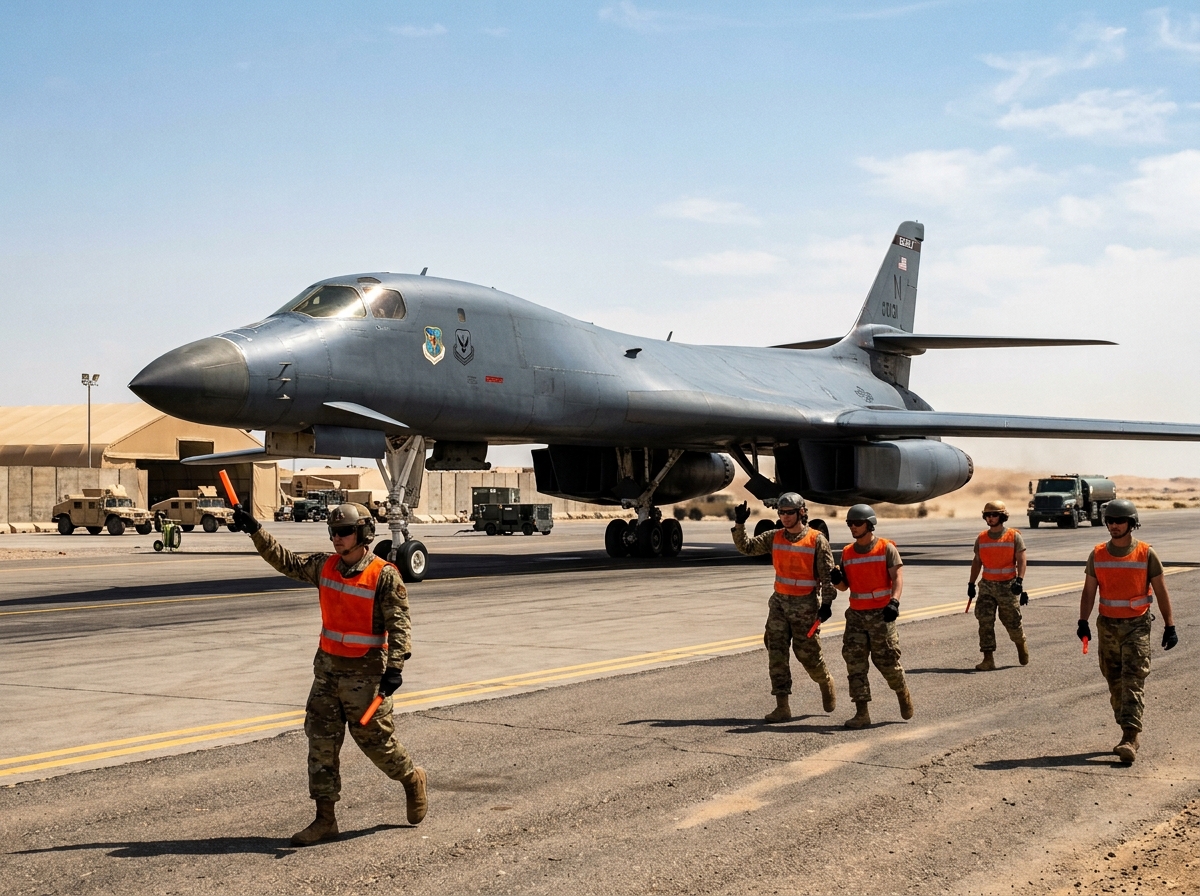 If US B-1 Bombers Arrive in the Middle East