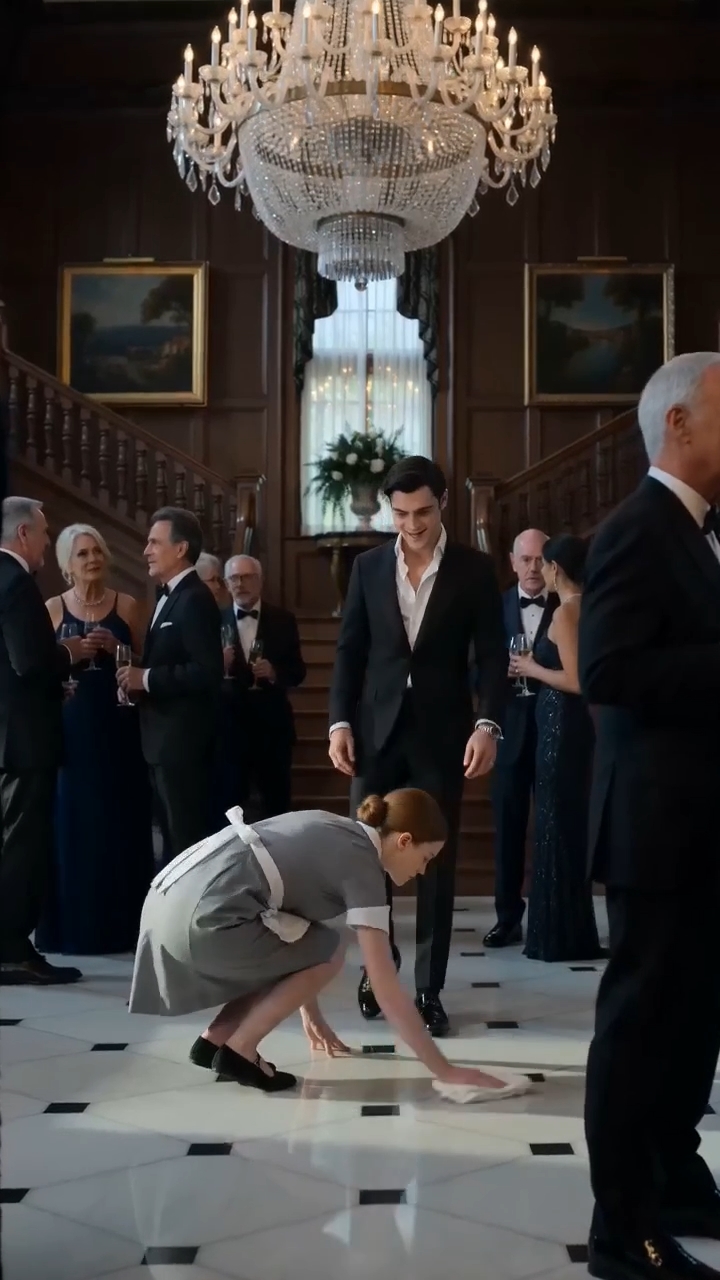 The Billionaire Ordered the Maid to Kneel… Then His Grandfather Dropped to His Knees Before Her Instead