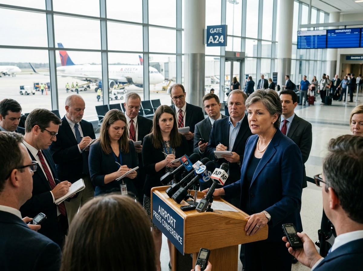 If Secretary Duffy Joins Airport Announcement, What Could Be at Stake?