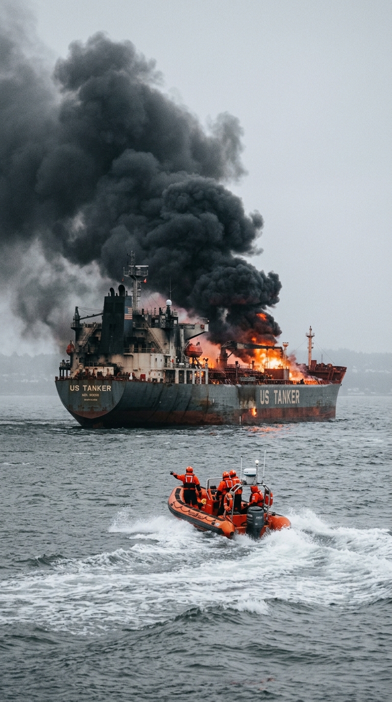 Iranian drone strike on US oil tanker – could crews be overwhelmed?