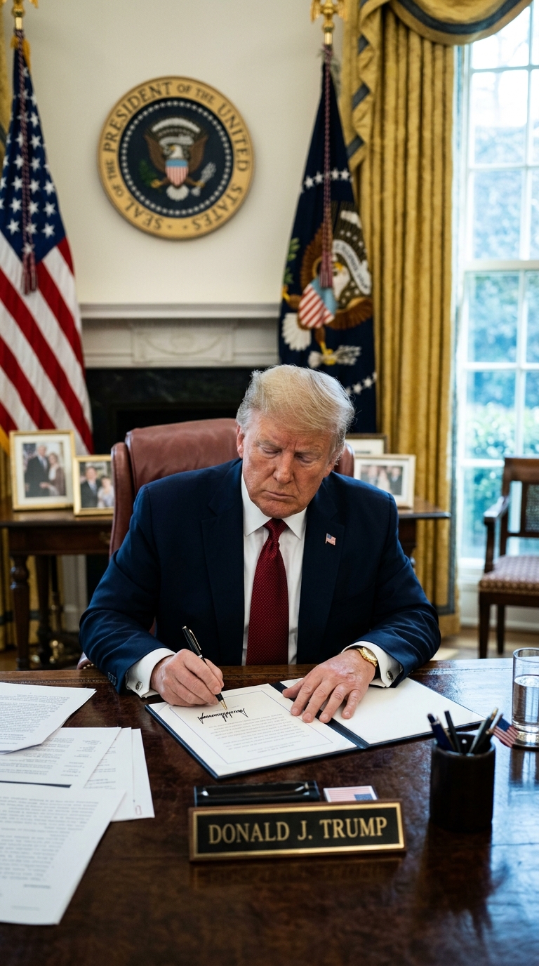 Trump Could Sign Strict Export Control Order, Crushing Manufacturing Stocks