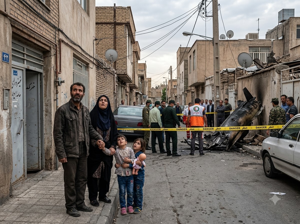 Could Iranian Missile Debris Endanger Civilians? Find the Full Update in Comments.