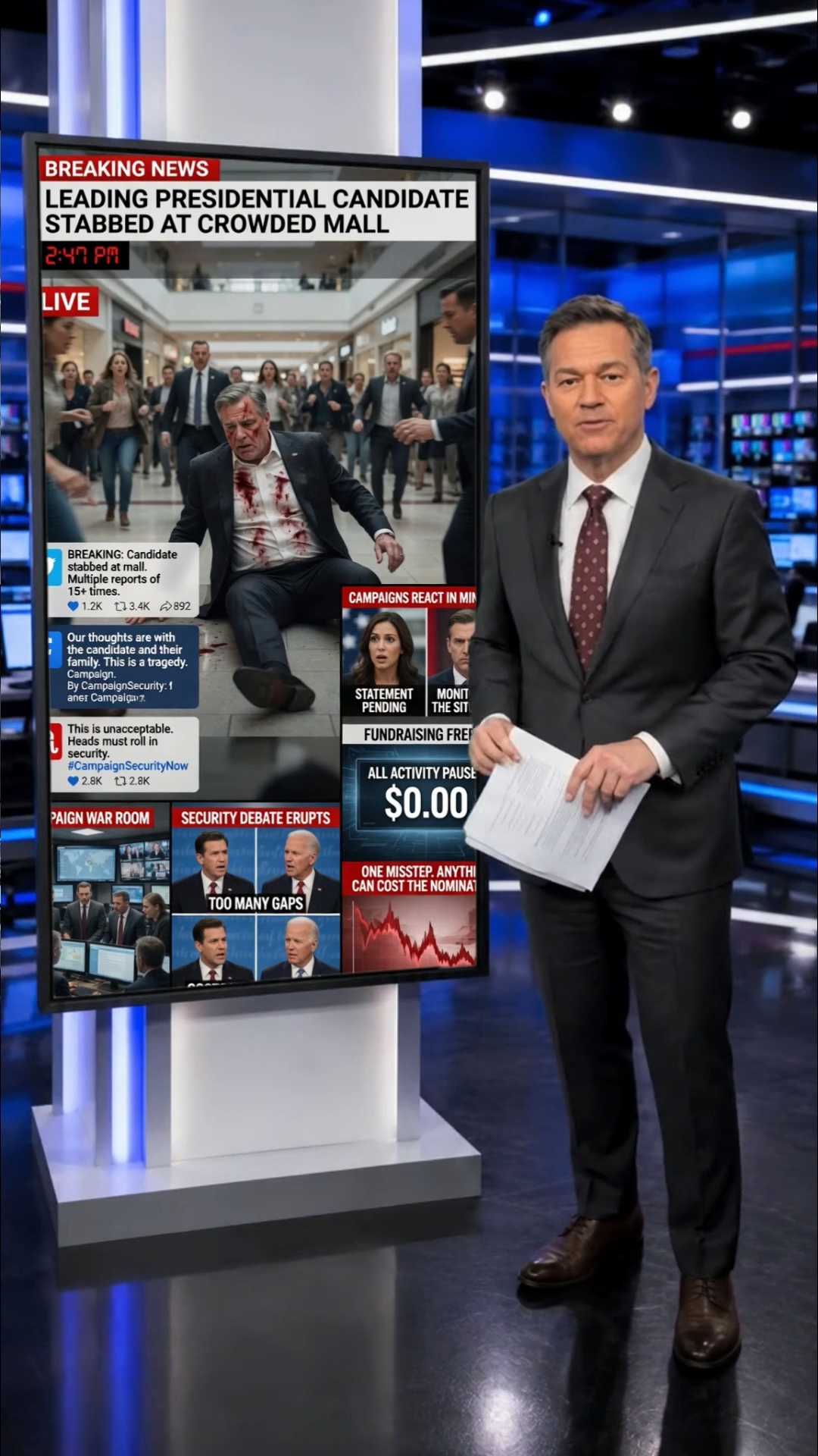 THE SHATTERED CAMPAIGN: Inside the Nightmare Scenario That Froze a Presidential Primary and Threw American Democracy into Chaos