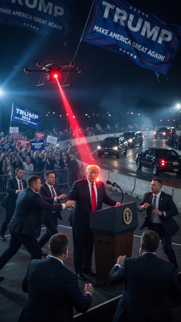 Could a Laser Drone Have Nearly Ended Trump's Campaign?