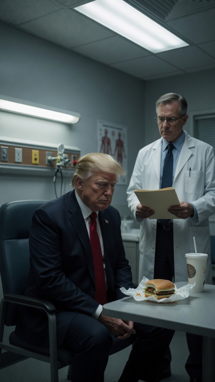 If Trump's Junk Food Diet Gives Him Tongue Cancer, What's Next?