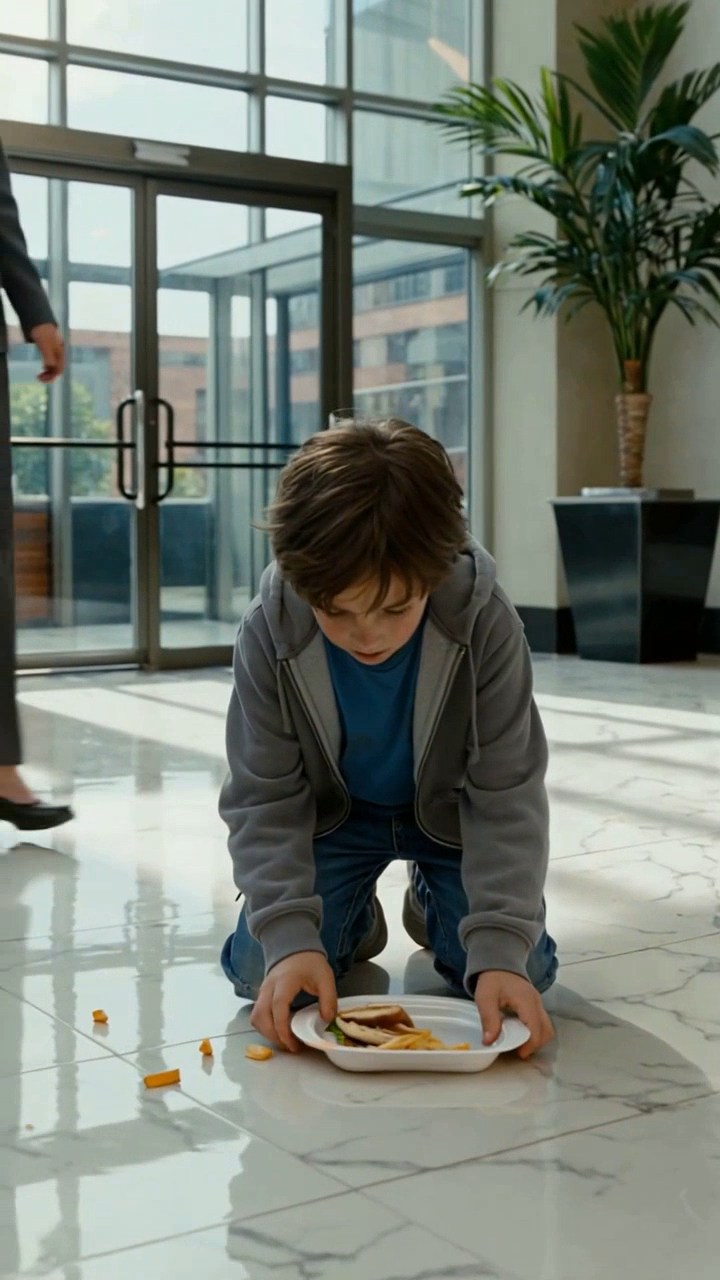 The Hungry Boy Dropped His Lunch—Then the CEO Recognized His Mother’s Name  Hook