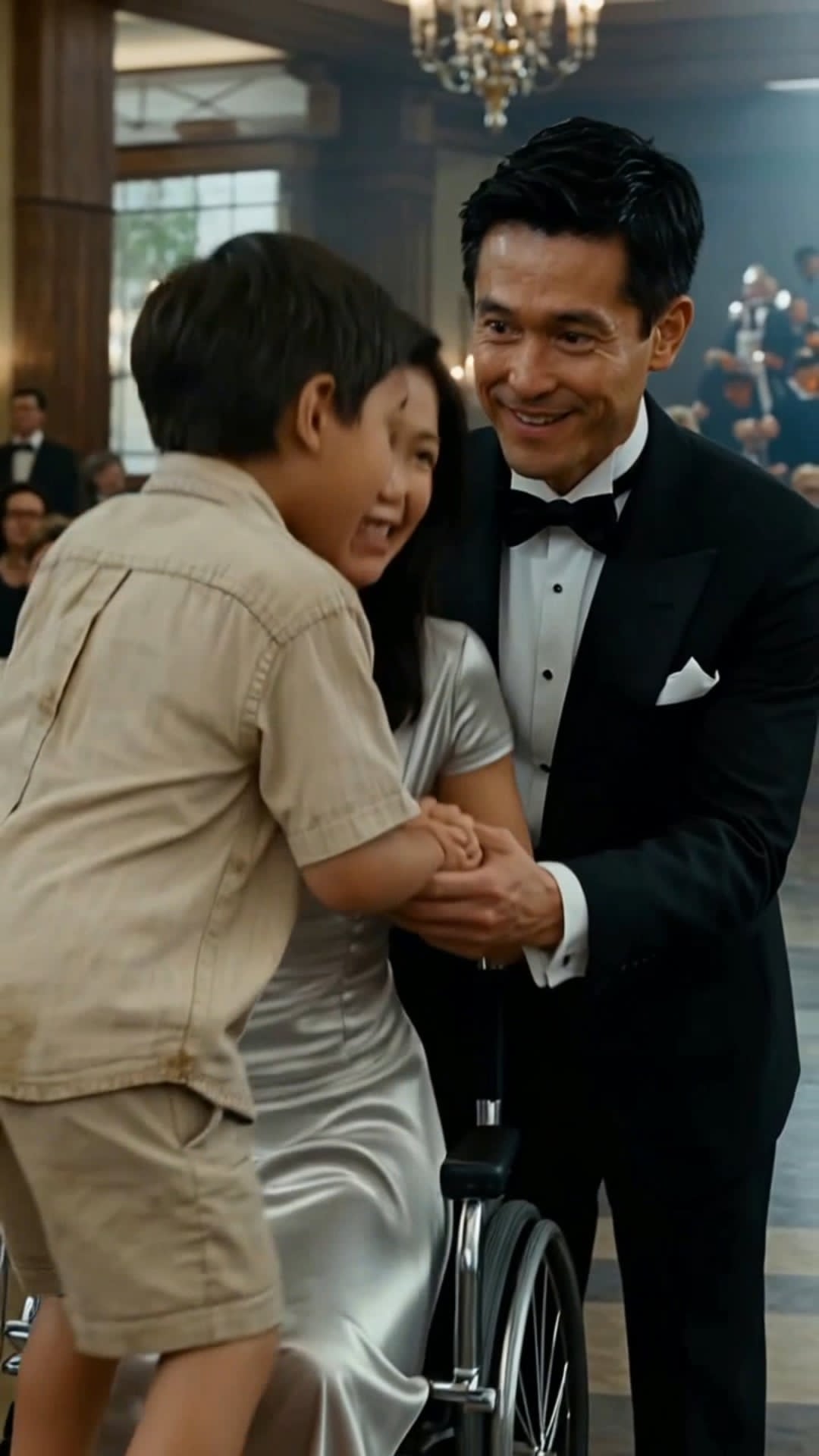 The Barefoot Boy Asked the Woman in the Wheelchair to Dance—Thirty Seconds Later, an Entire Ballroom Was Fighting Back Tears