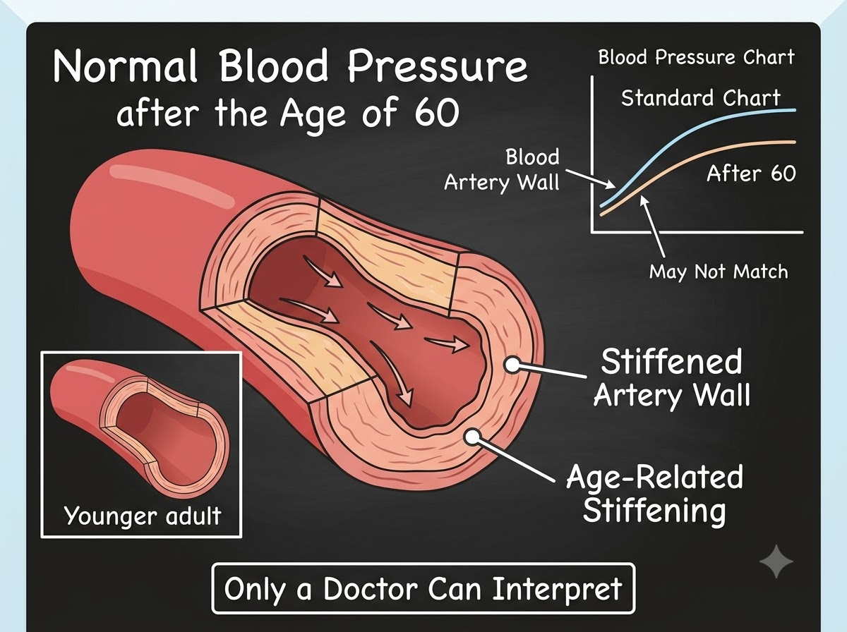 Normal Blood Pressure After 60 Might Be Misread See Details in the Pinned Comment