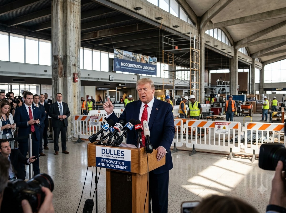 What Does Trump's Massive Dulles Airport Renovation Mean for Travelers?