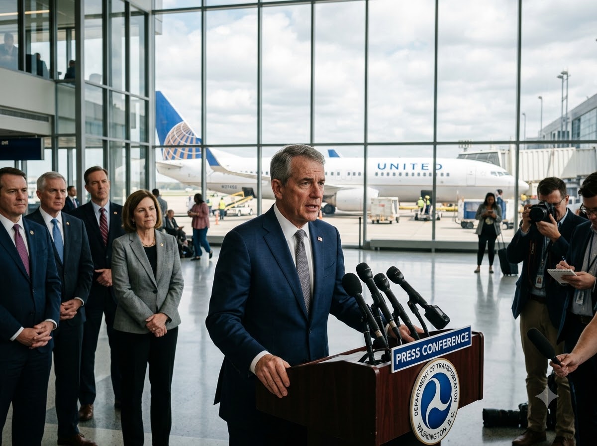 Could Transportation Secretary's airport announcement reshape travel policy?