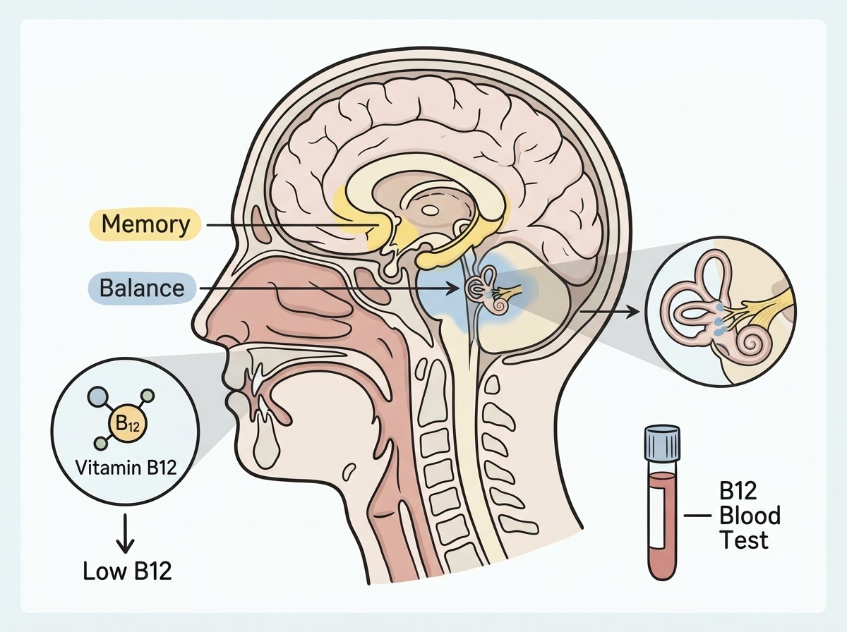 B12 Deficiency Could Affect Memory and Balance