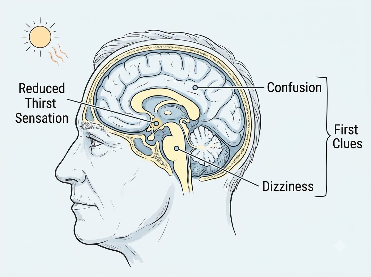 Dehydration Warning Signs Seniors Might Overlook