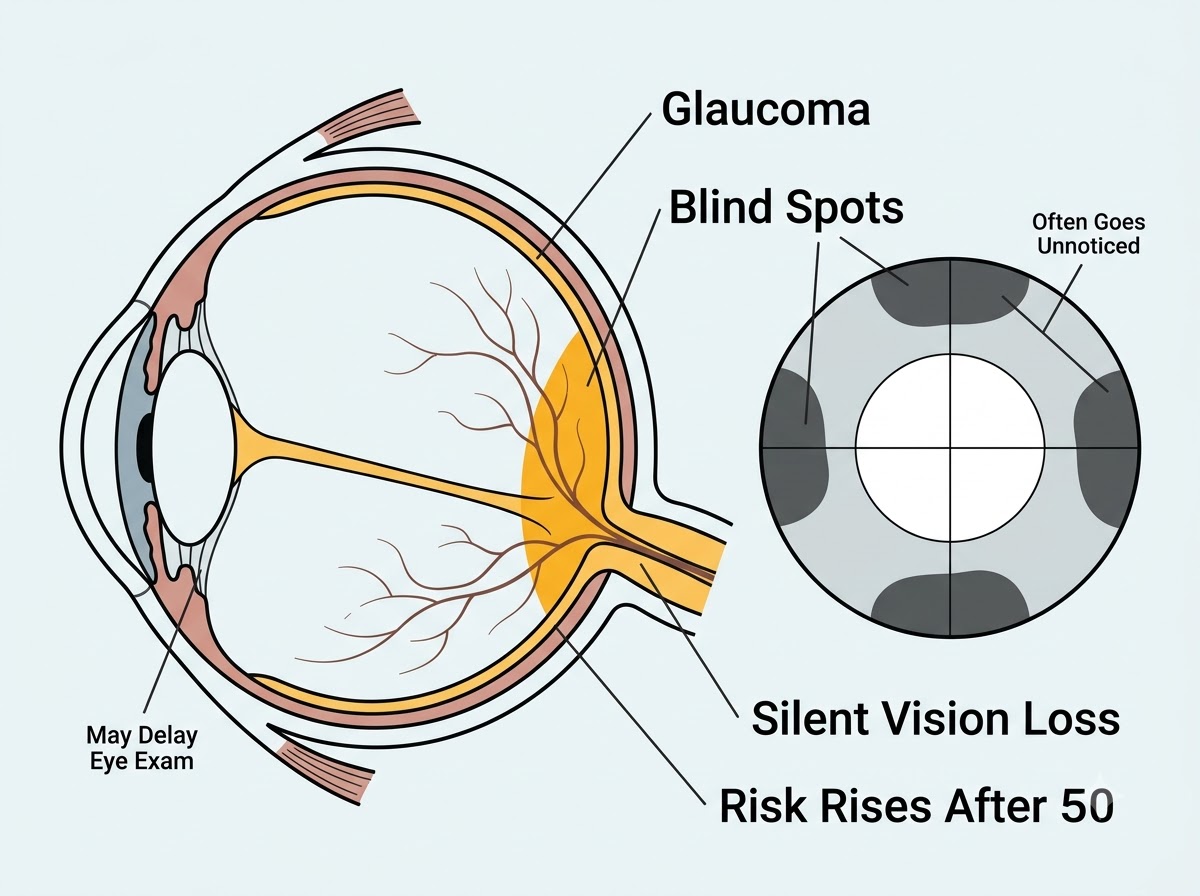 Silent Glaucoma Vision Loss Seniors Might Overlook