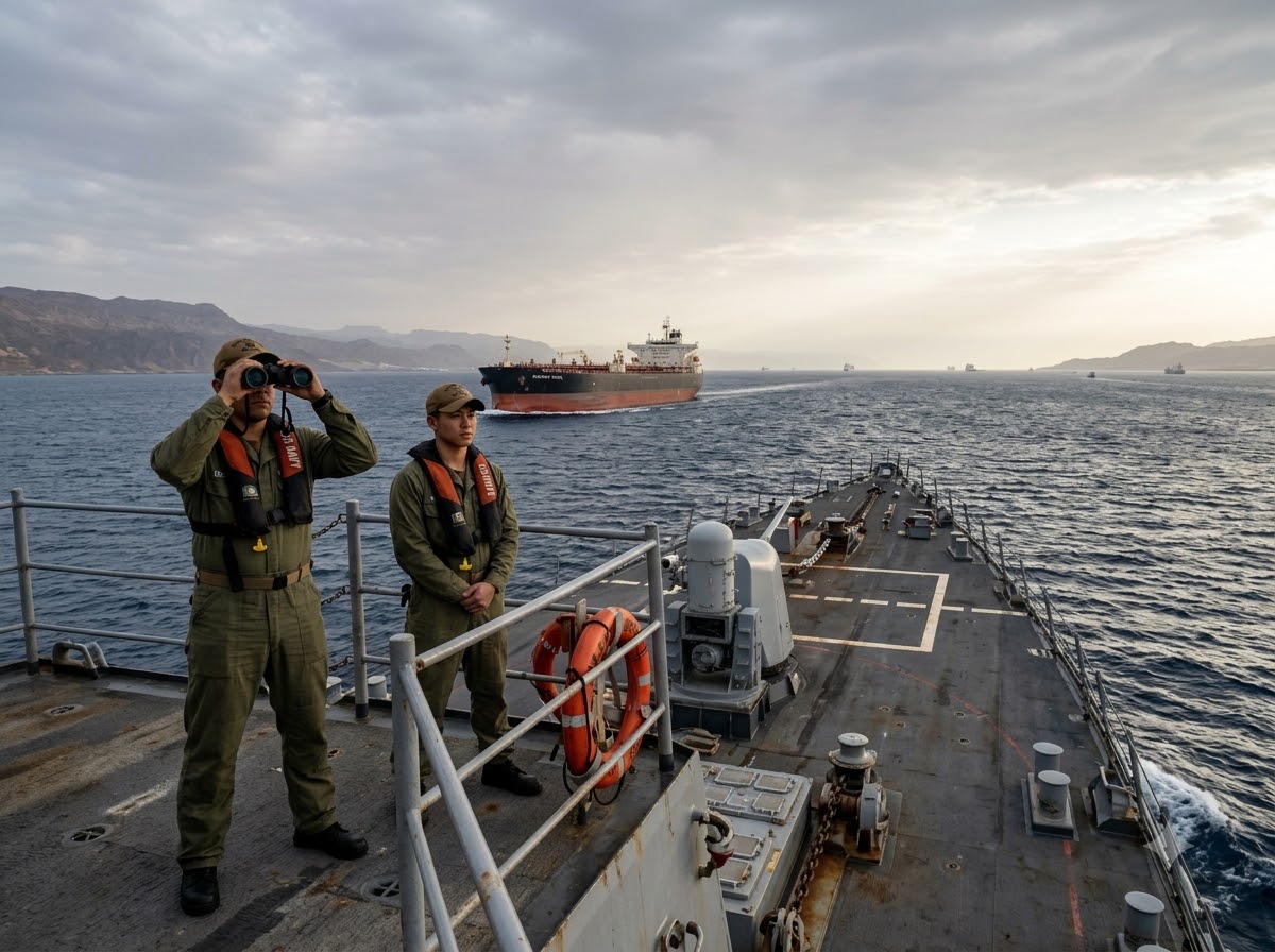 Why is the US challenging Iran's control of a strategic waterway?